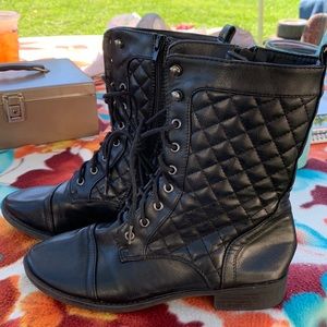 Used Black “Combat” style boots